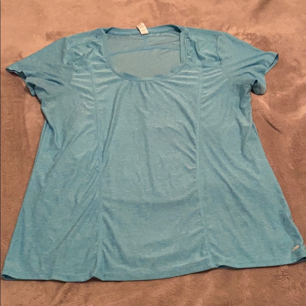 MARIKA Blue active wear short sleeve